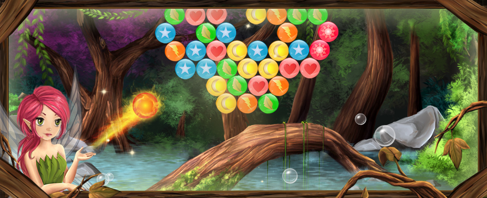 Forest Fairy Bubbles Shooter banner
