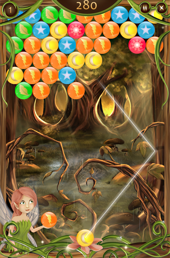Forest Fairy Bubbles Shooter screenshot 4