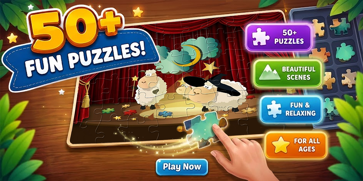 Sheep Heap Jigsaw Puzzles — completely remastered on iOS!